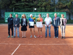 Vyhlášení vítězky BTC CUP Brno 2016, singl