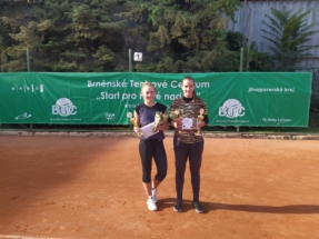 3. místo debl Brožová Amálie, Nováková Veronika